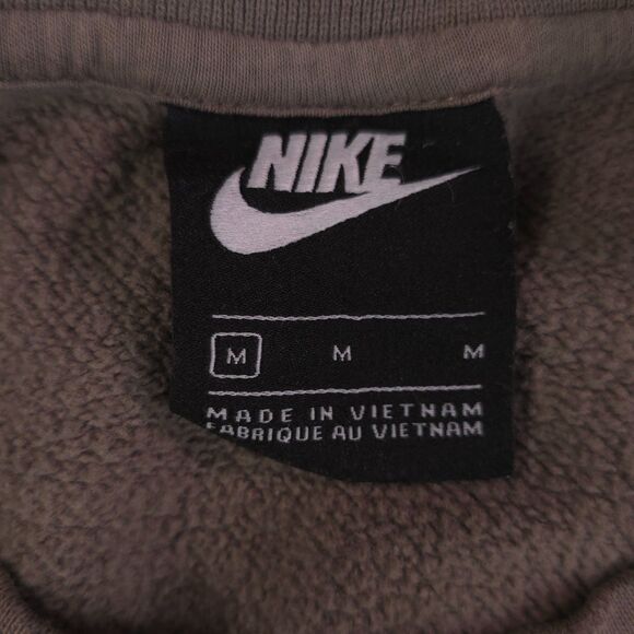 Vintage Nike Sweatshirt Mens Large Olive Crew Neck Sweater Swoosh - Picture 12 of 13